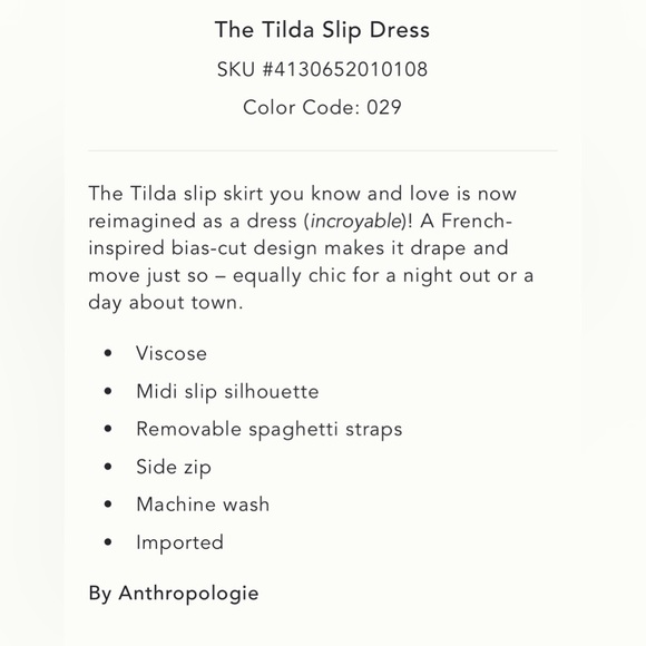 NWT BY ANTHROPOLOGIE SATIN MIDI SLIP DRESS COW PRINT SIZE SMALL - Picture 6 of 16